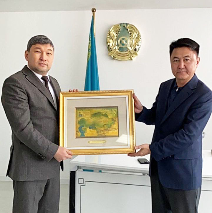 НМУ ПРОРЕКТОРЫ PhD ДОКТОР ҚАЙРАТ ҚҰРМАНБАЕВ МОНҒОЛИЯ МҮФТИІН ҚАБЫЛДАДЫ